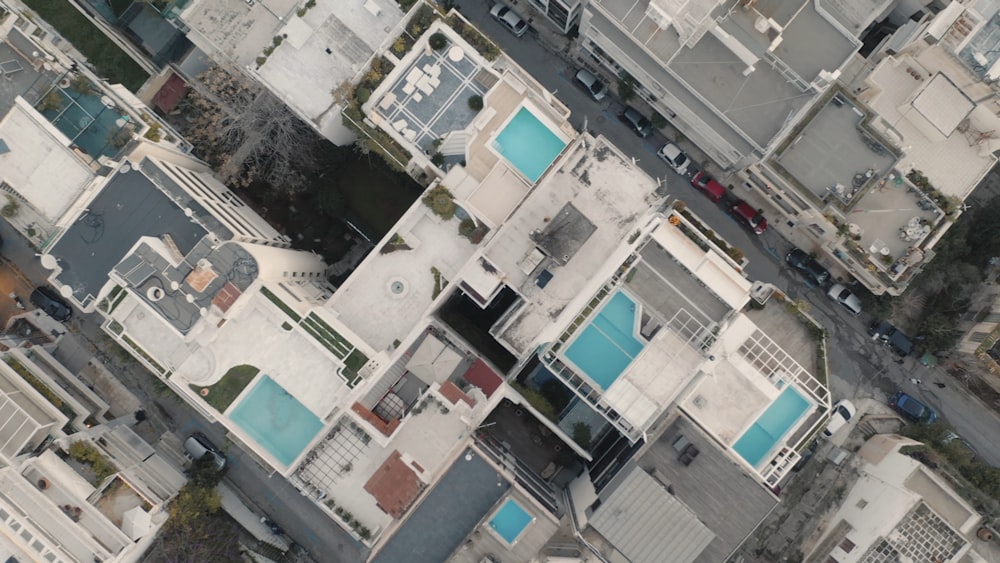 top view of buildings on daytime