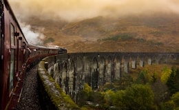 train on railway at daytime