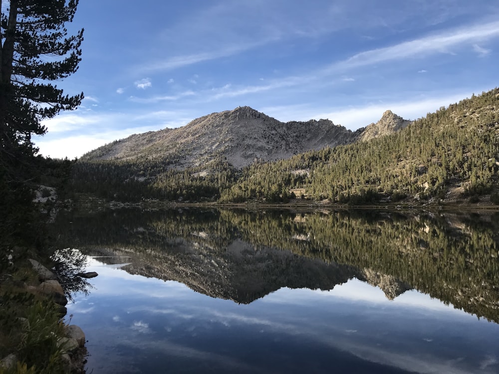 landscape photography of mountain