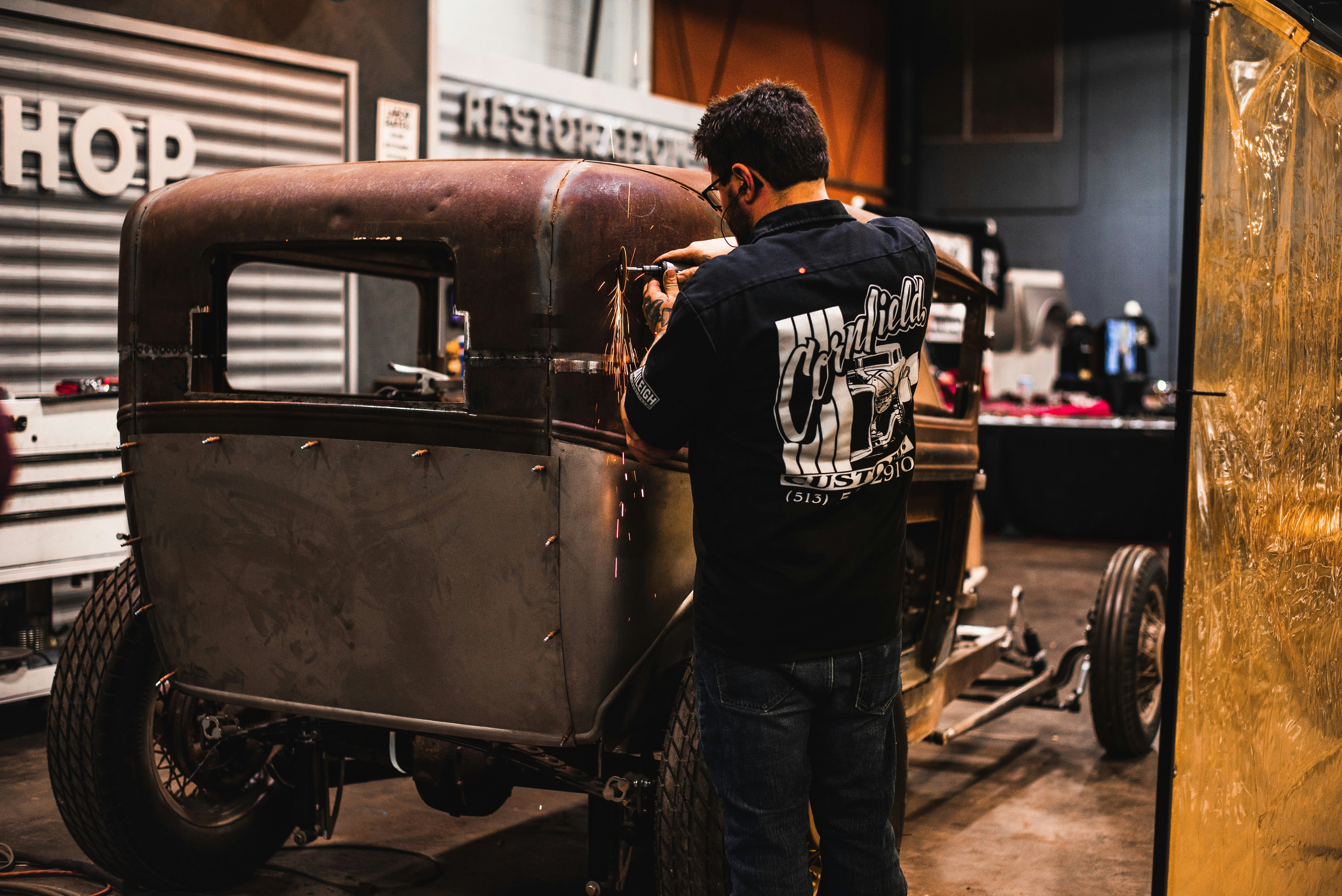 Chaussures De Soudage Pour Homme En Cuir De Vachette Pour Printemps Et