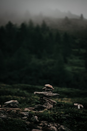 stone pile during daytime