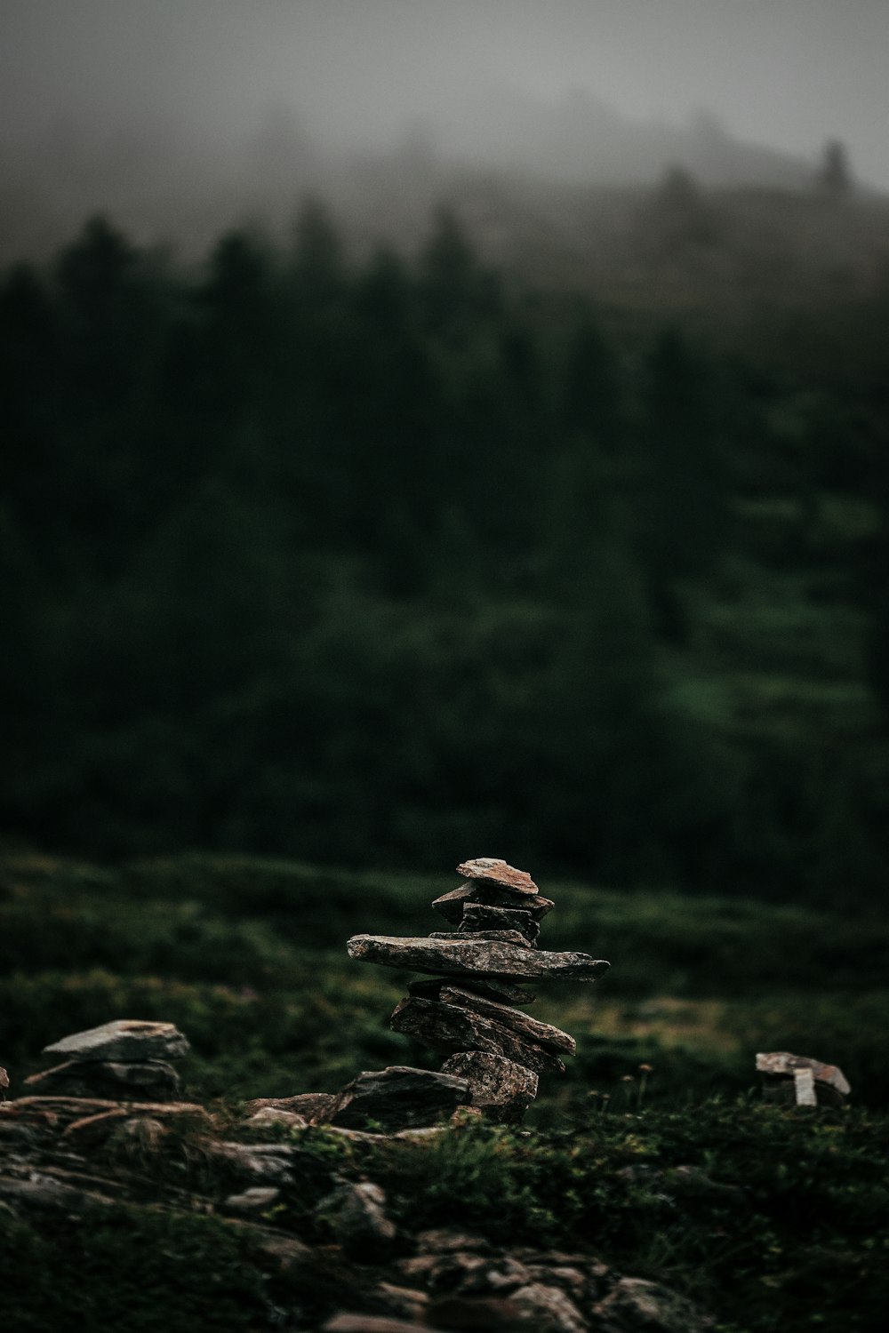 stone pile during daytime