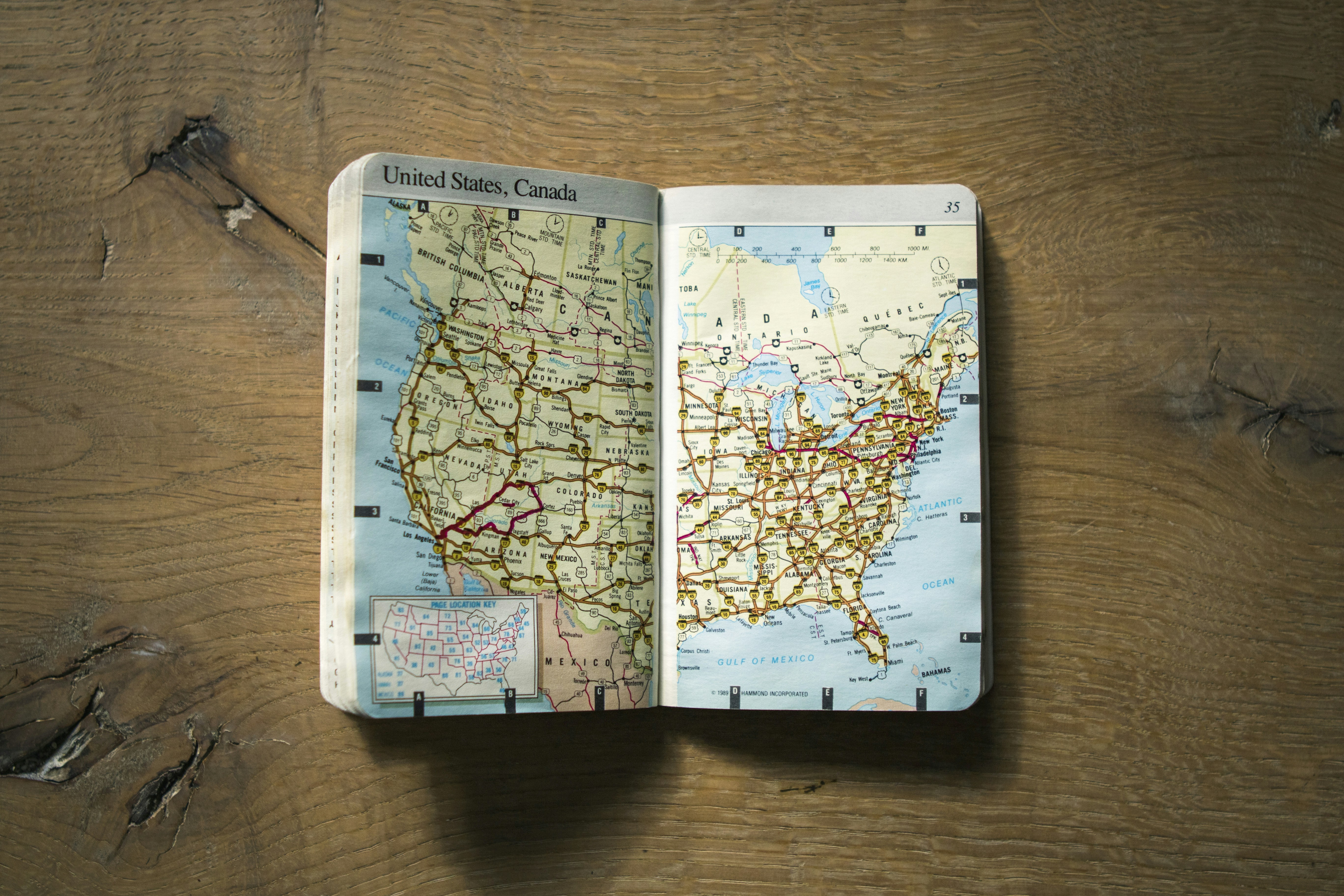 A road trip manual, that I plan to tick off every state on a motorcycle!