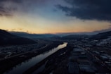 A serene landscape of the Douro Valley at dusk.