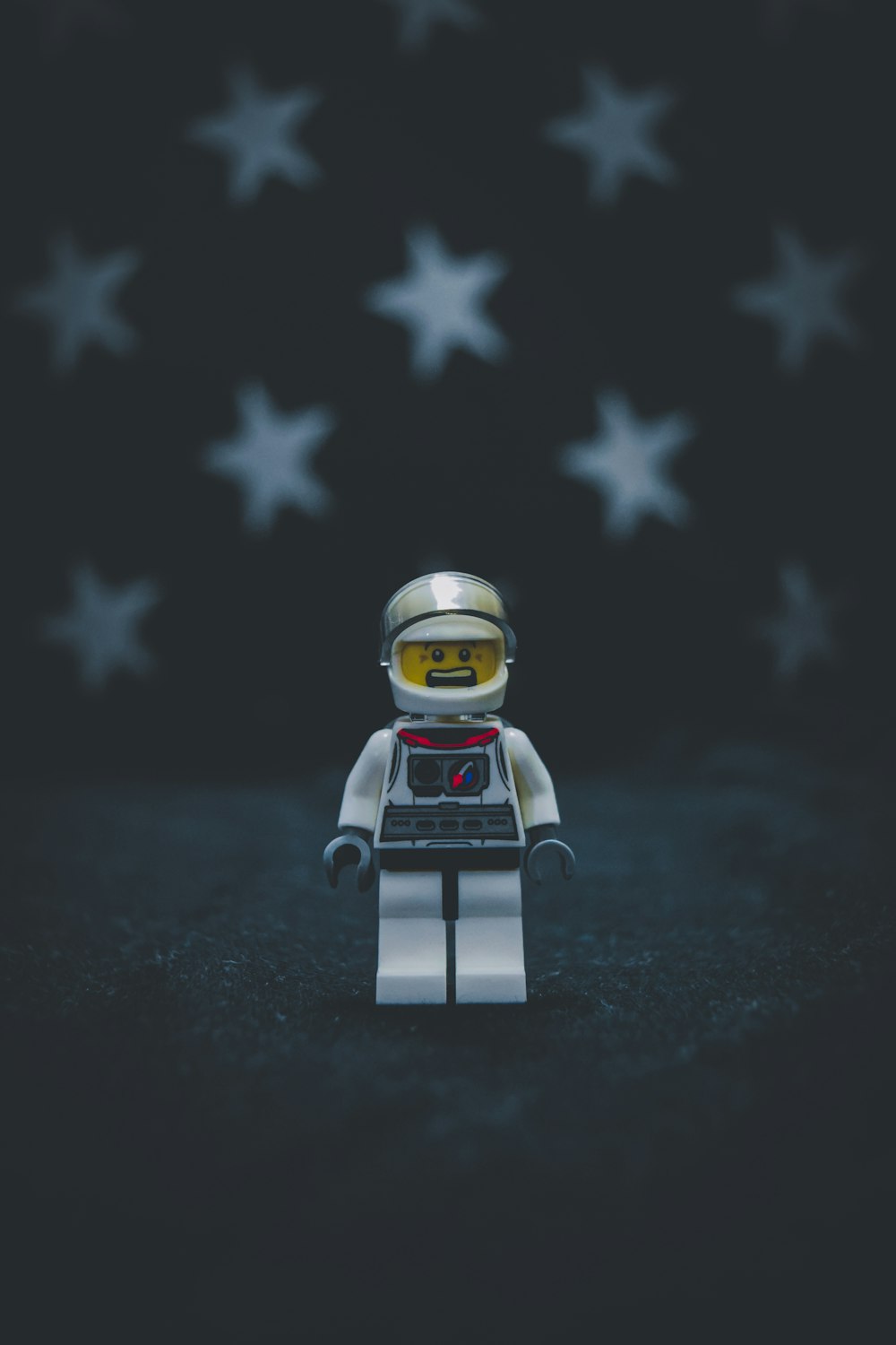 selective focus photography of of Lego minifig toy