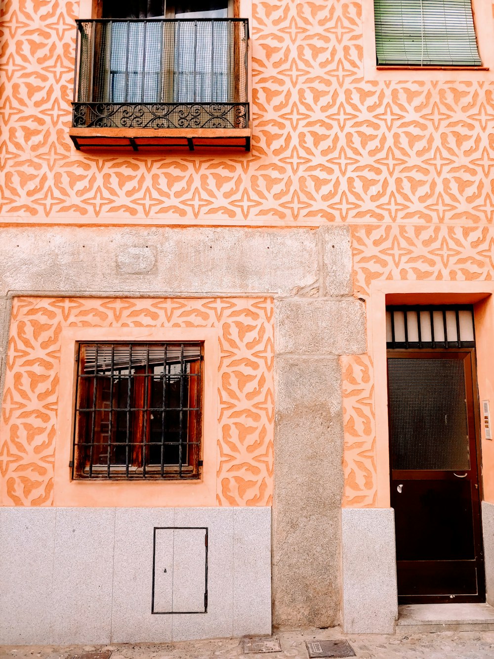 closed door and window house