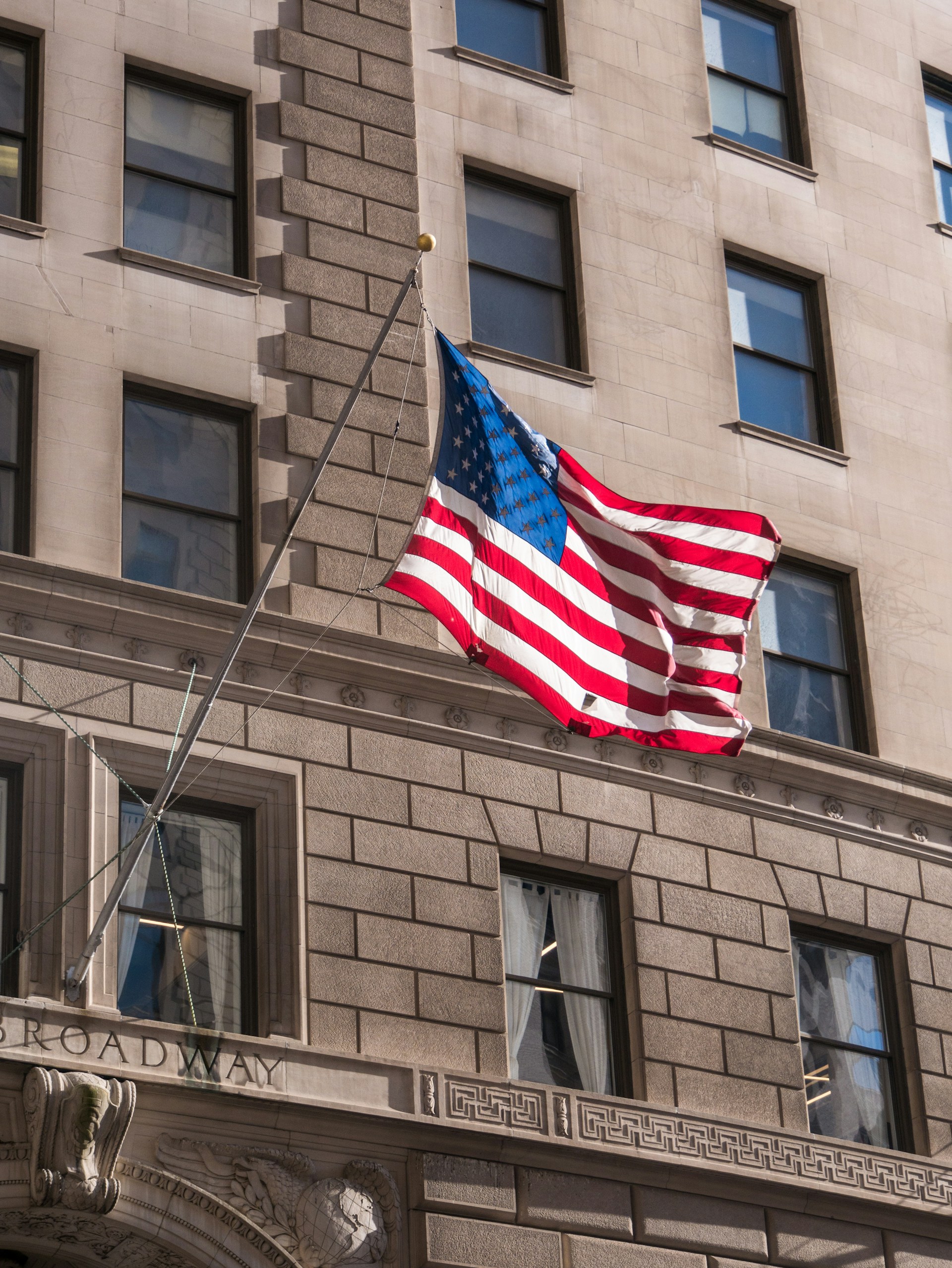 American flag outdoor during daytime