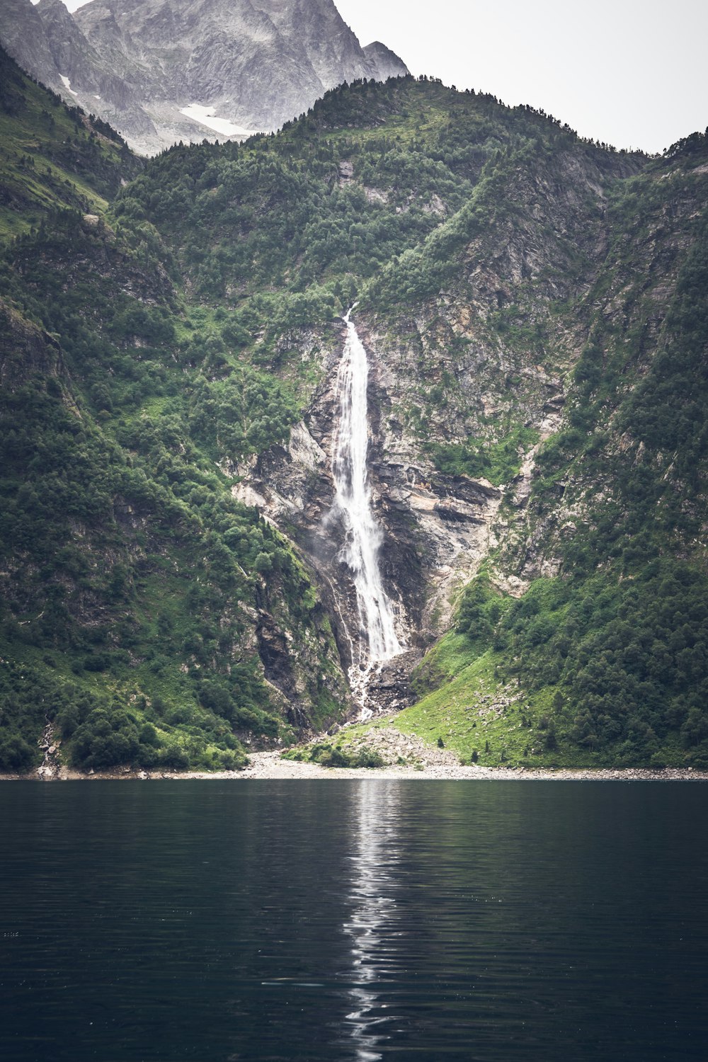 waterfalls and river view