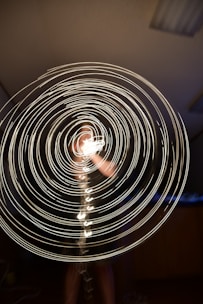 Abstract glowing energy patterns symbolizing rising super consciousness.