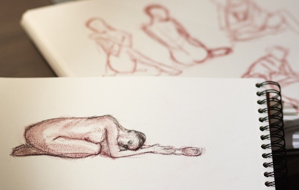 nude woman sketch drawing