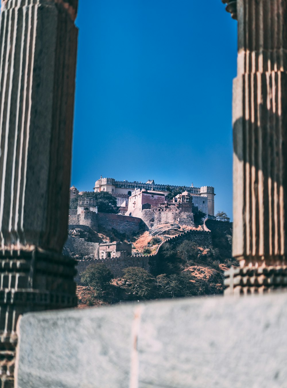 gray concrete castle under blue sky