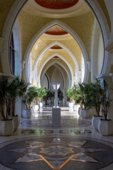 white and gray floor building interior
