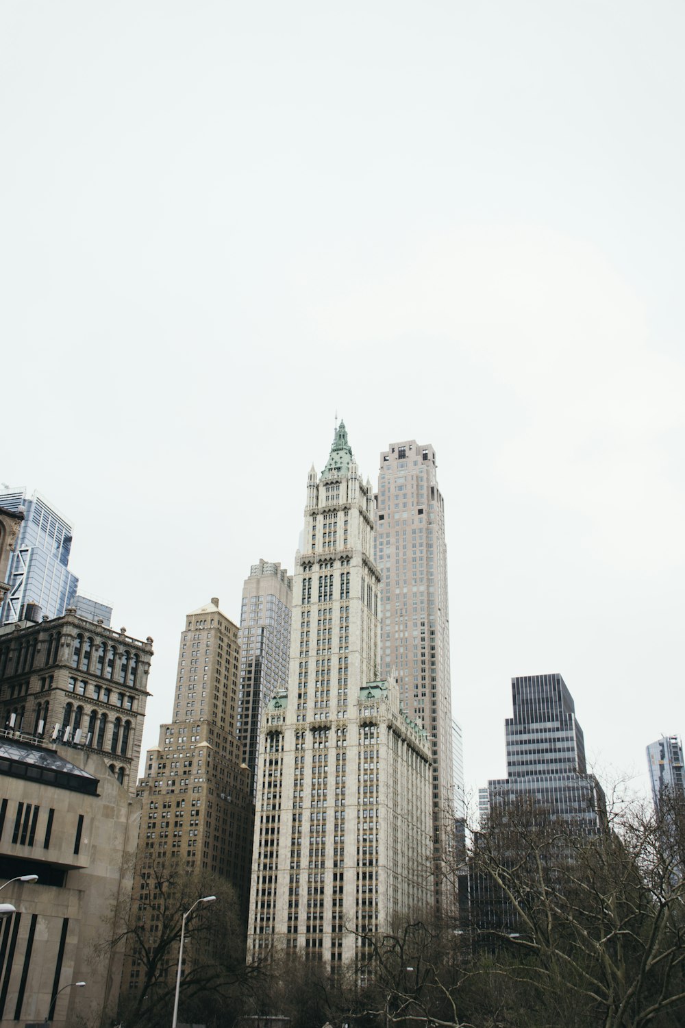 low-angle photography of high-rise buildings at daytime