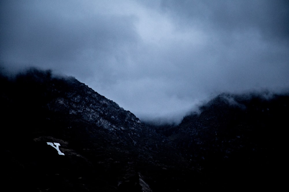 mountain covered with fogs