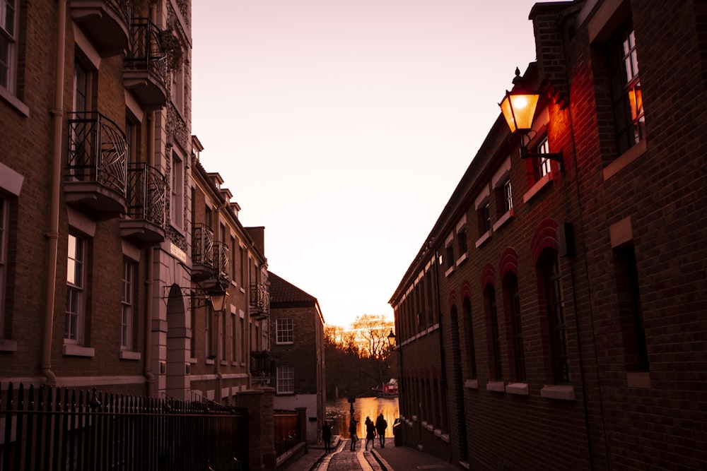 several people walking on road in city