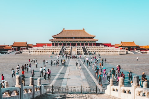 people at Forbidden City in China during daytime