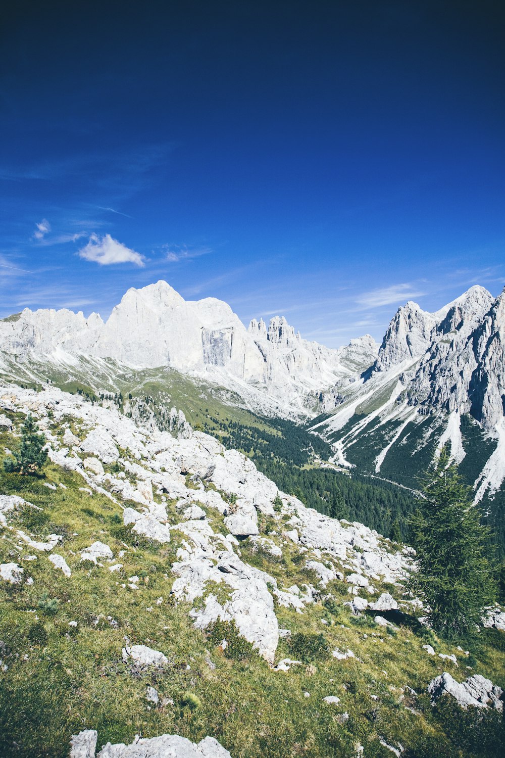 chaînes de montagnes pendant la journée