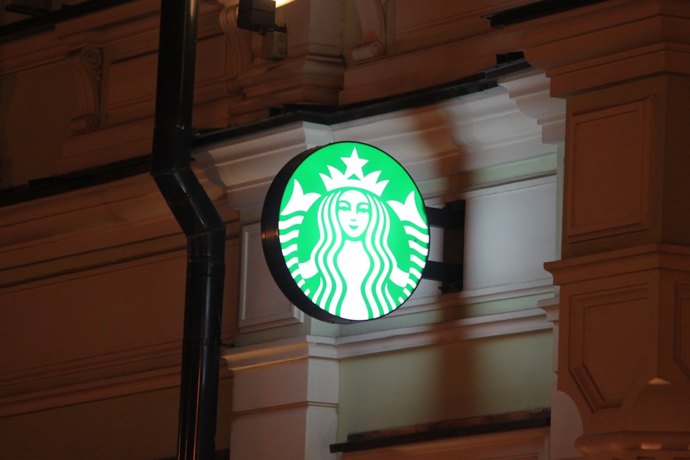 Starbucks lighted signage