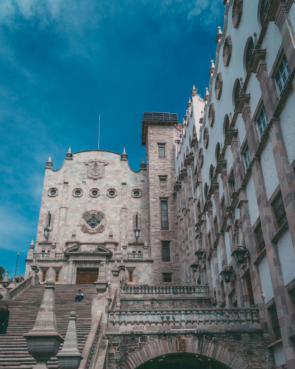 white and brown buildings under blue sky