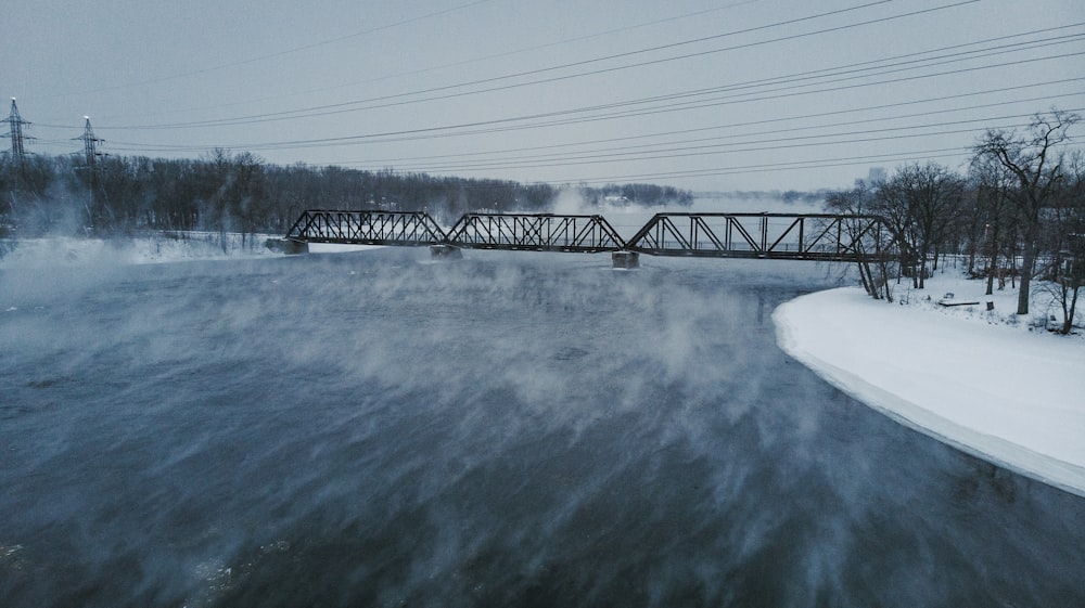 time lapse photo of river