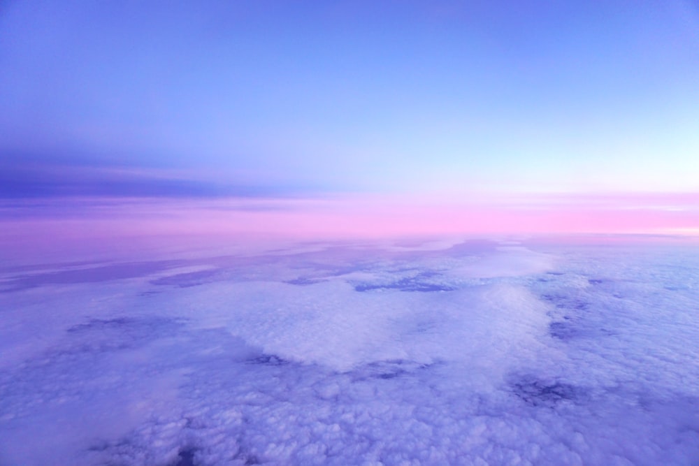 aerial photography of sea and mountain in nature photography