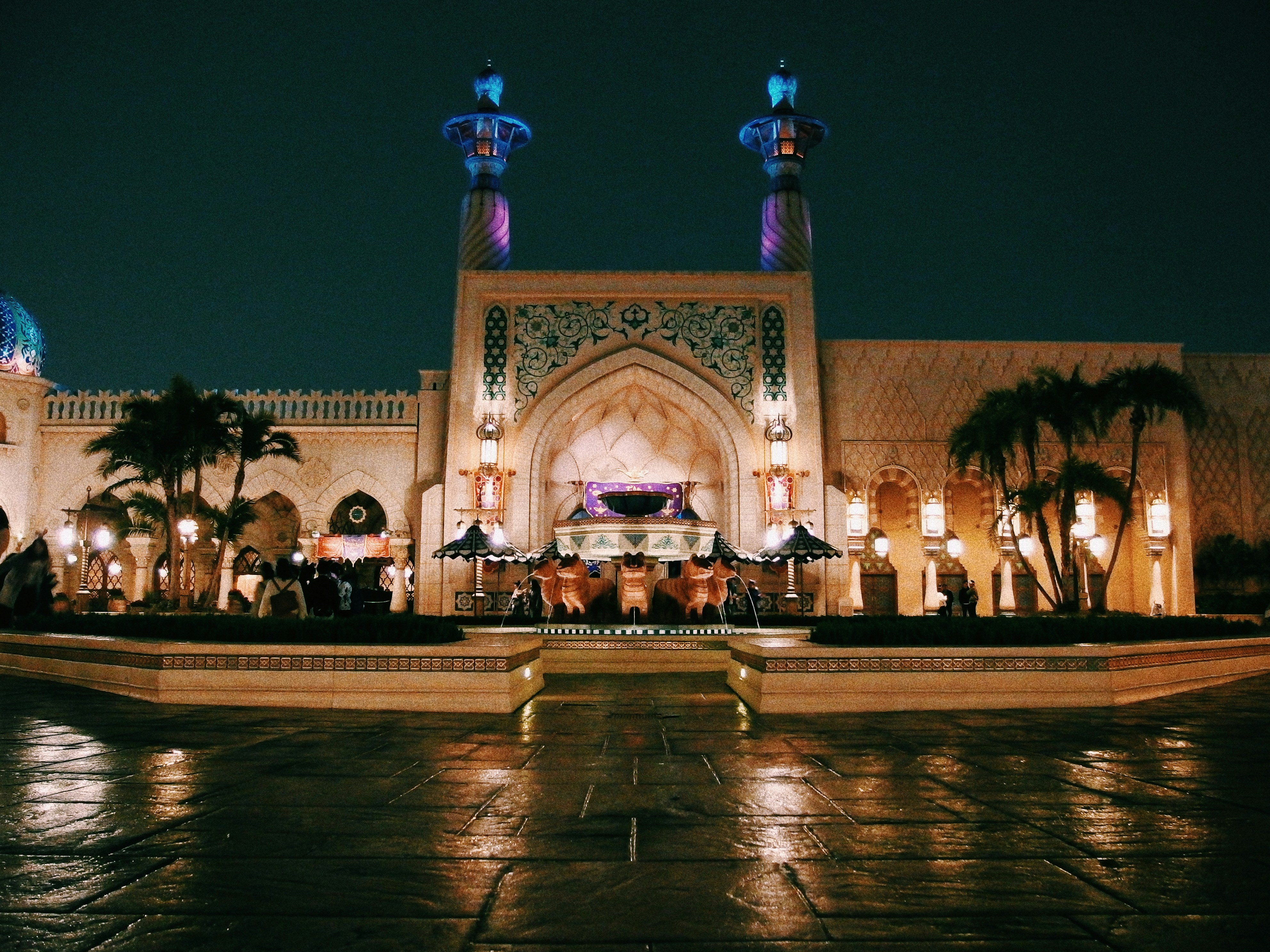 Islamic mosque night sky