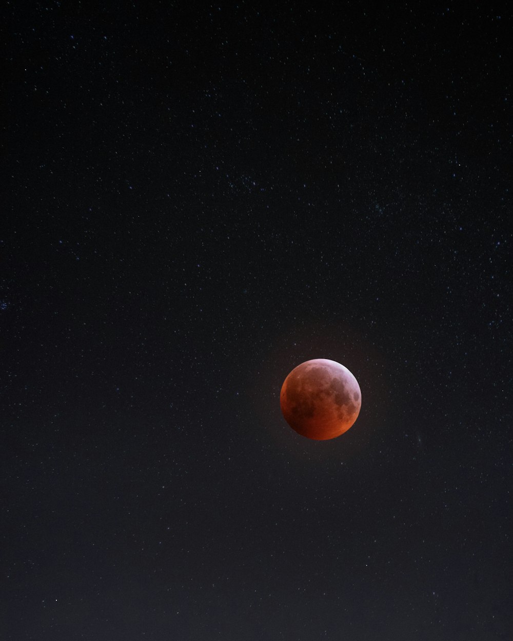 La lune de sang de la Terre