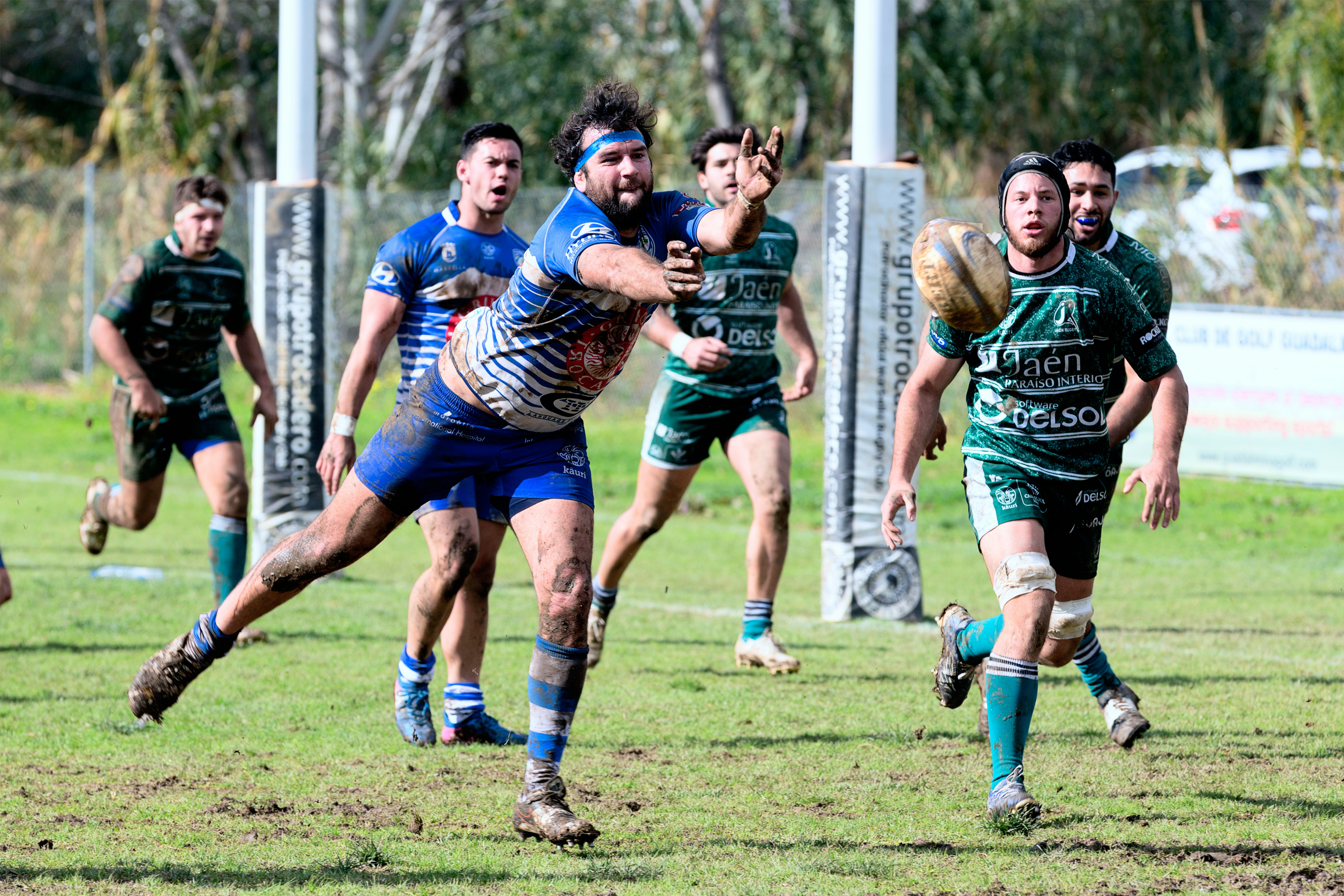 men playing rugby