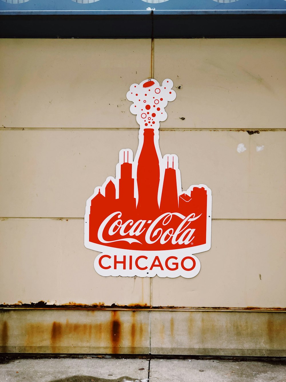 Decorazione murale Coca-Cola