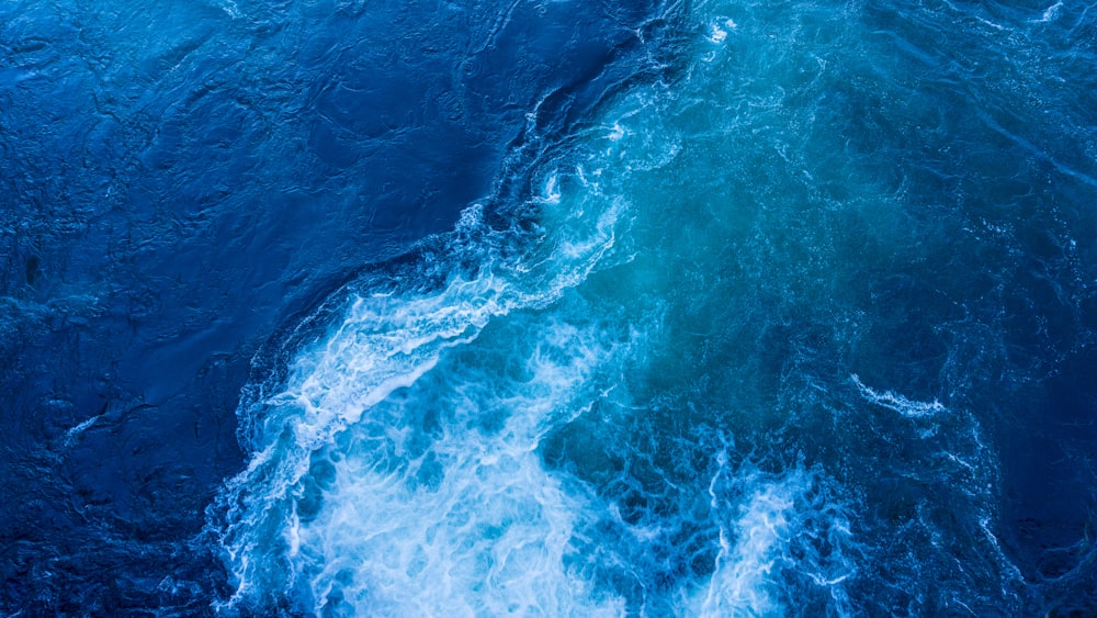 aerial photography of sea