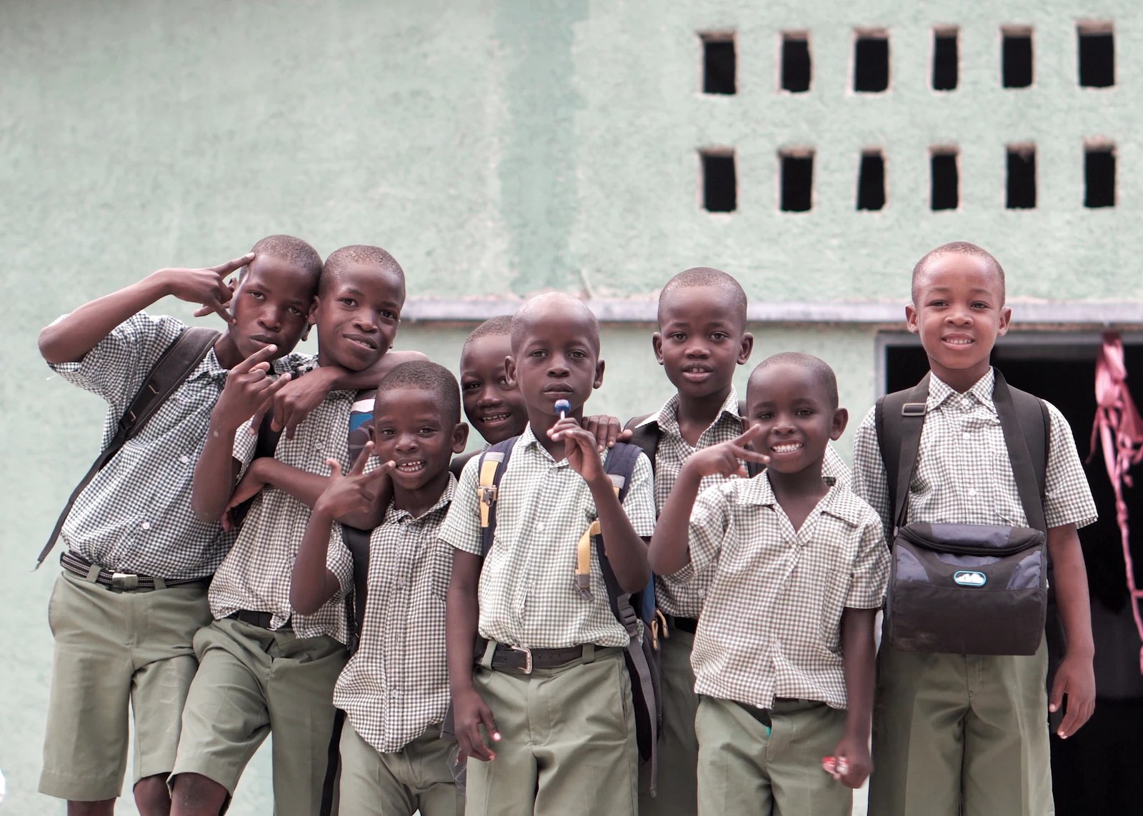 Jeunes accompagnés par OCEFAMI en Haïti