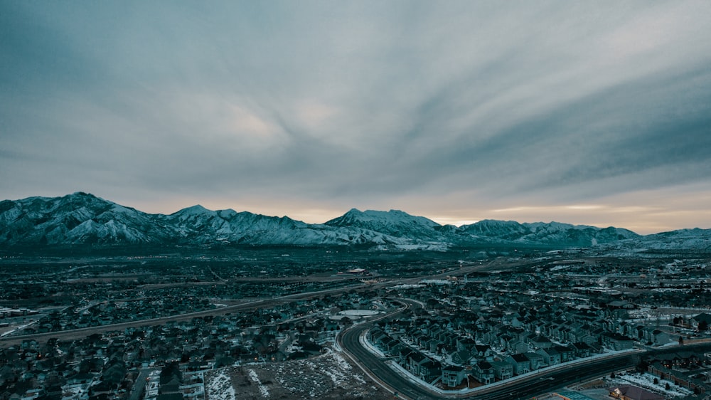 landscape photography of mountain