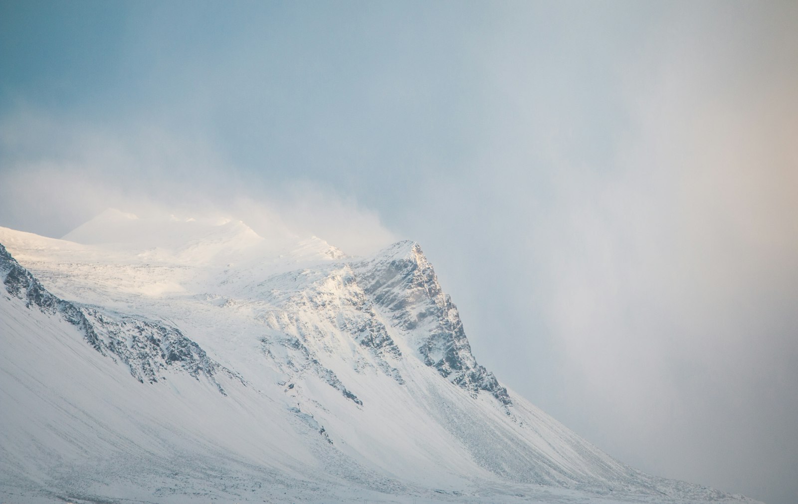 Canon EOS 70D sample photo. Snow covered mountain photography