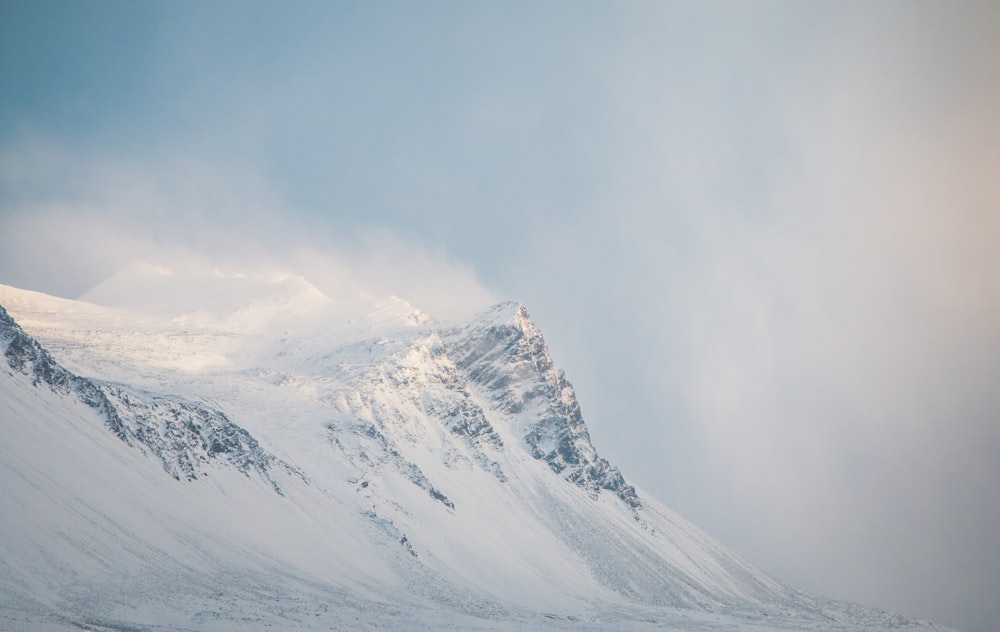 snow covered mountain