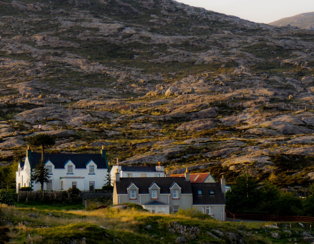 two houses next to each other