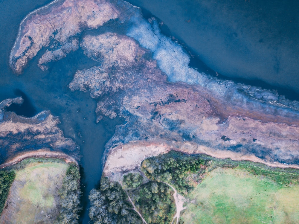 aerial photography of ocean