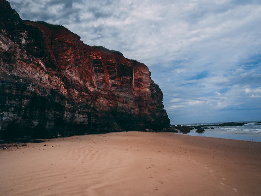 Falésias e praia em Icapuí