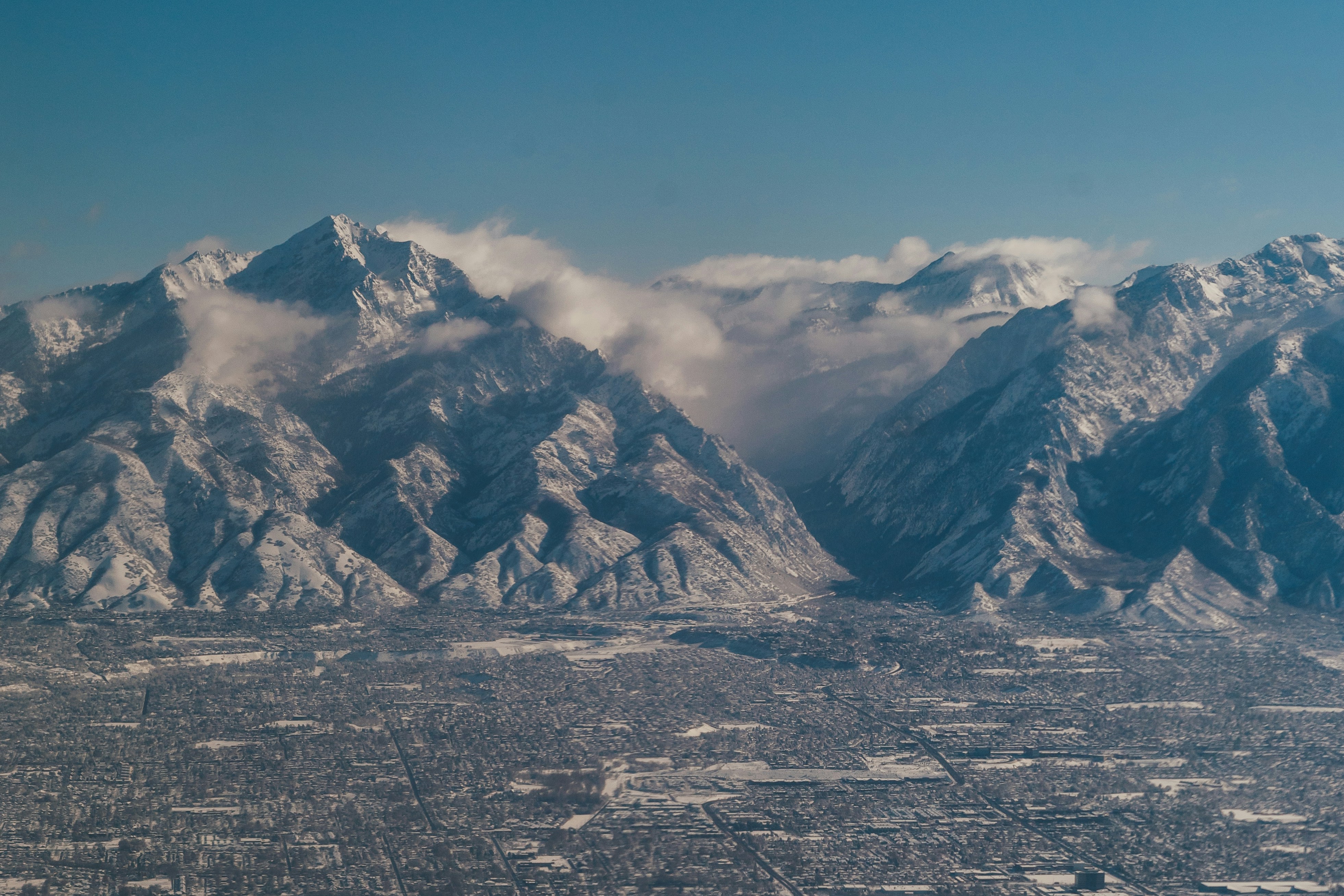 Wasatch Mountains.  Salt Lake City.   UTAH.   USA.