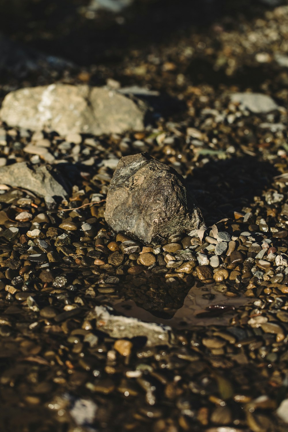 gray stone during daytime