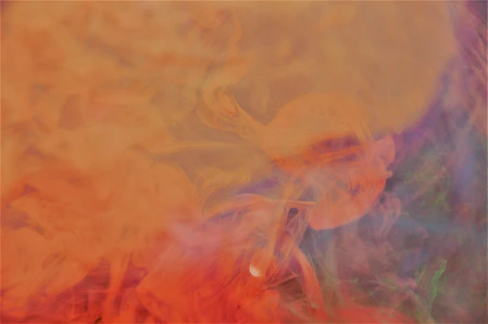 Abstract visualization of music waves blending with autumnal leaf colors in a digital art style.