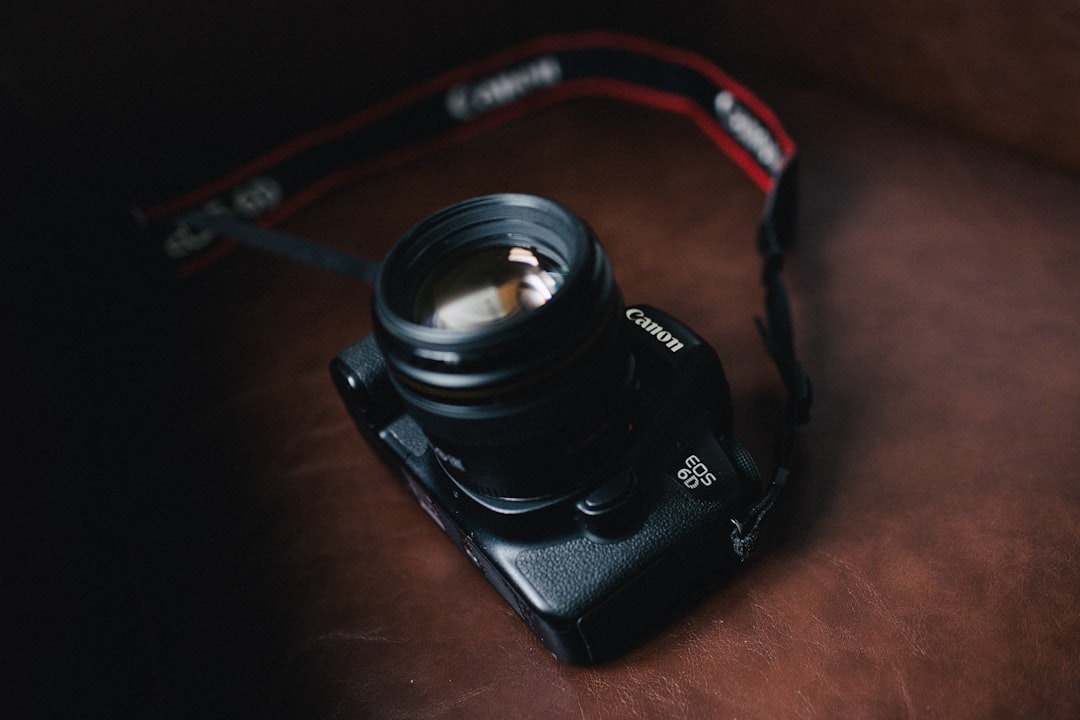 black Canon EOS 6D camera
