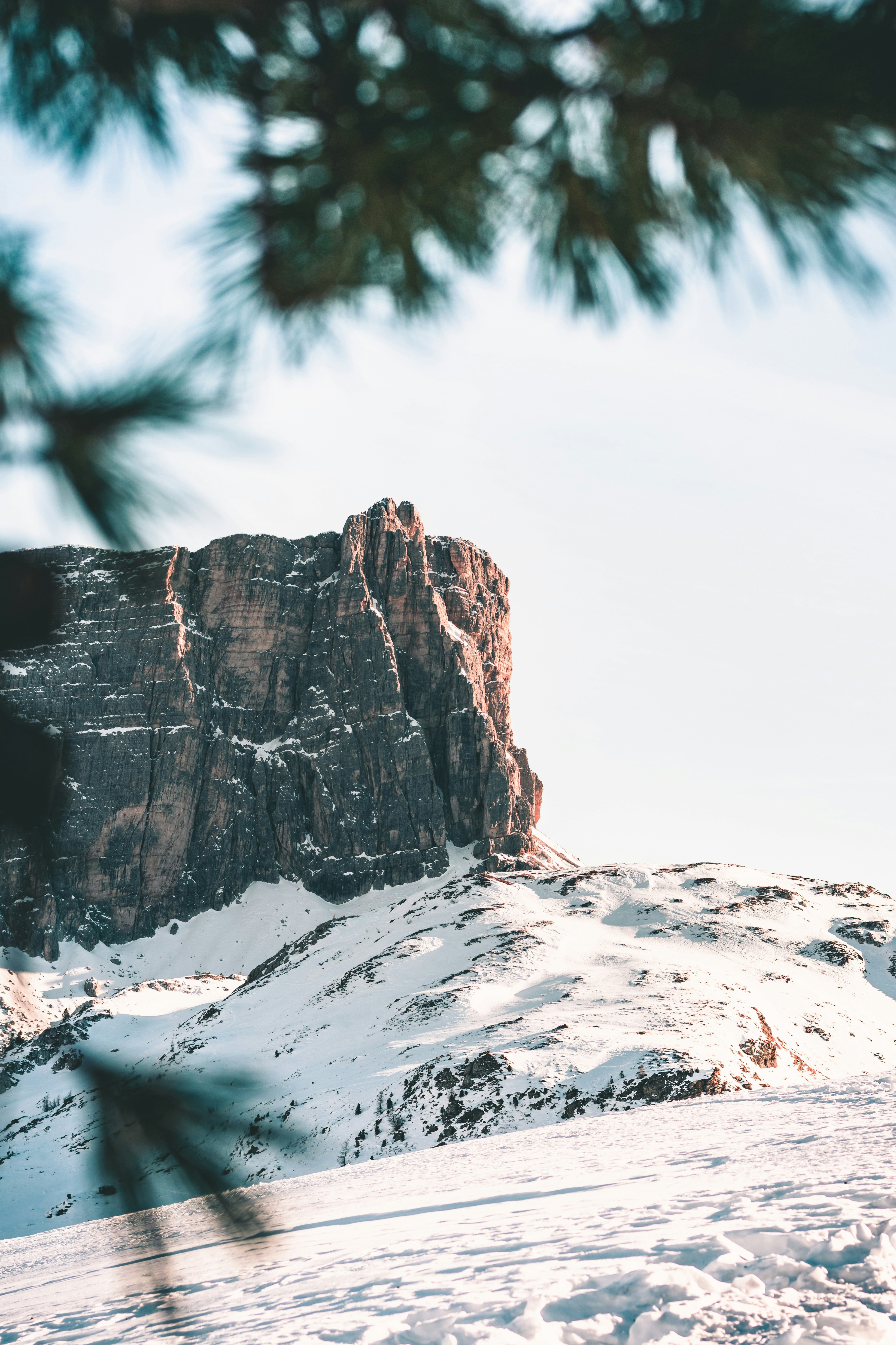 snow covered mountains during daytime