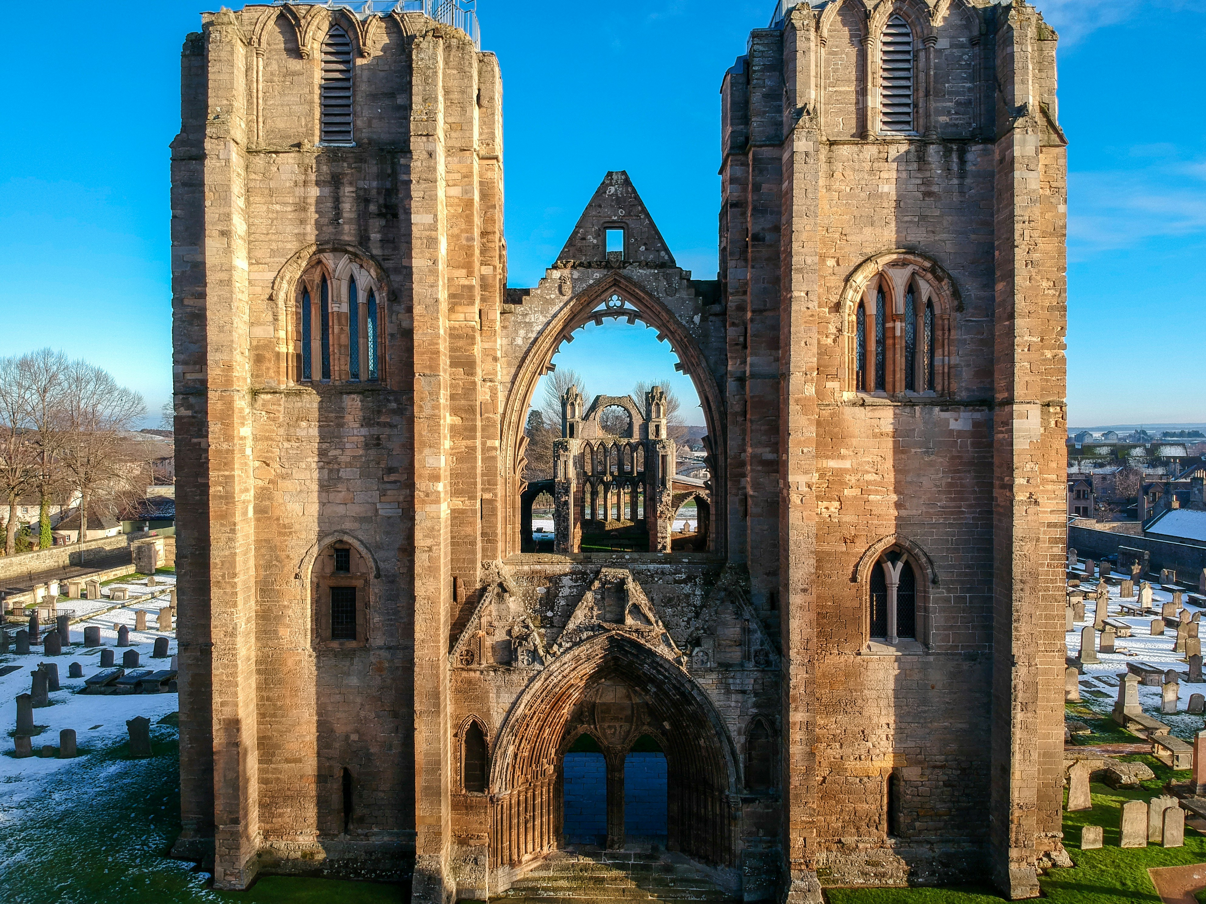 gray concrete building under white sky