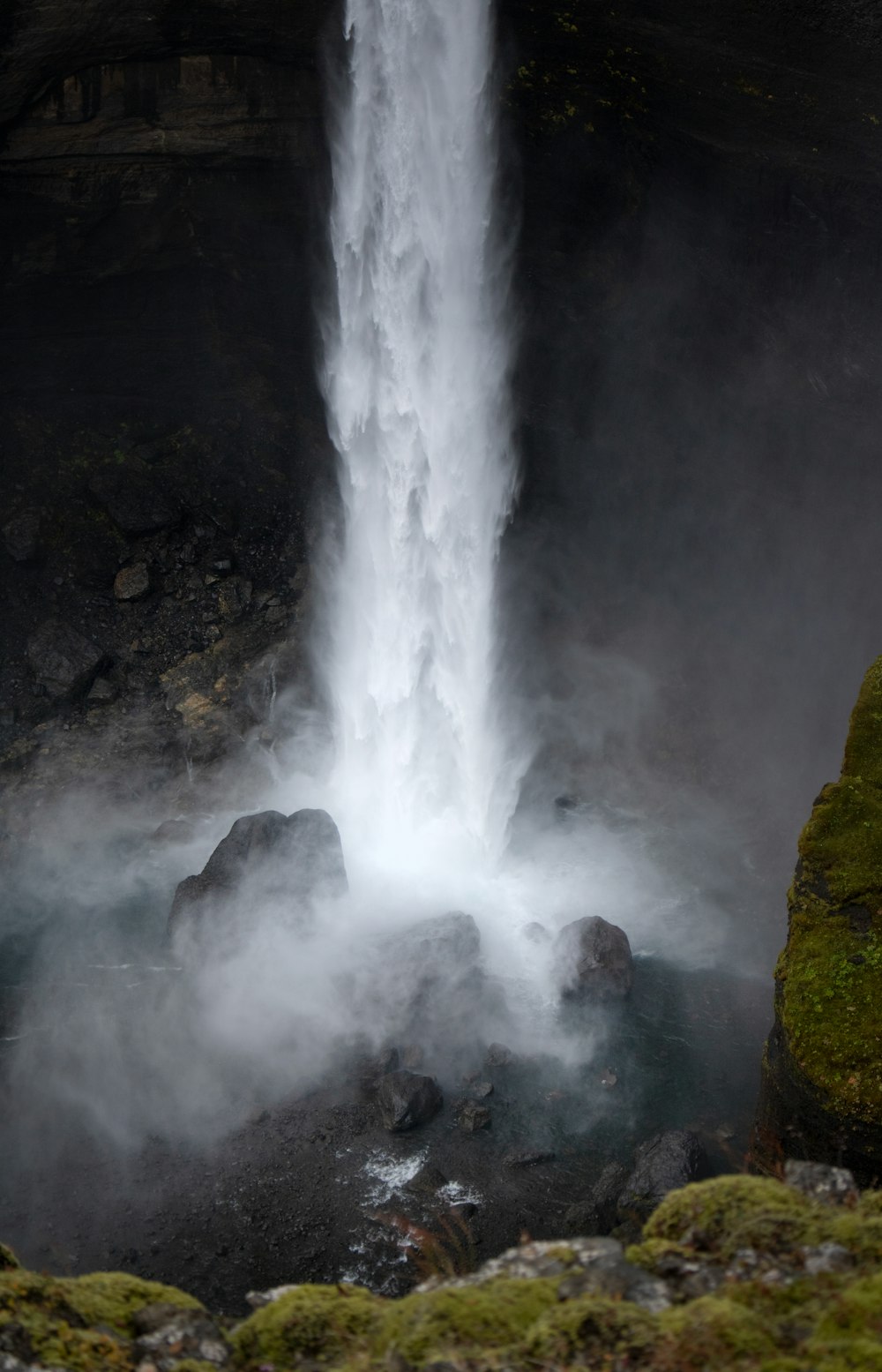 foto timelapse della cascata