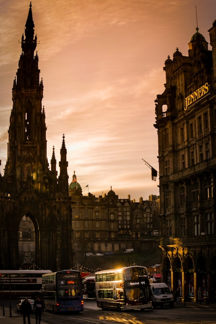 brown concrete buildings