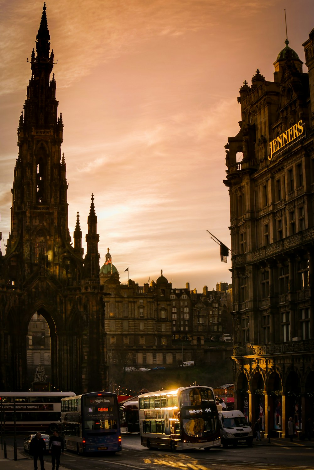 brown concrete buildings