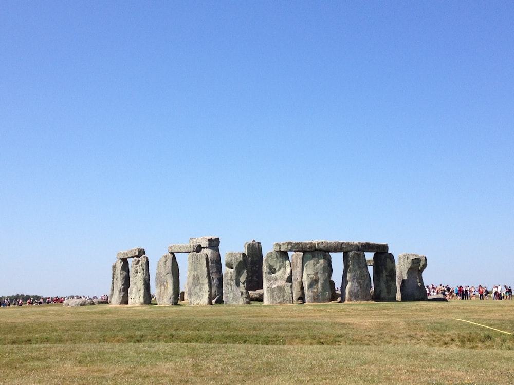 gray rock formation under blue sky during daytime