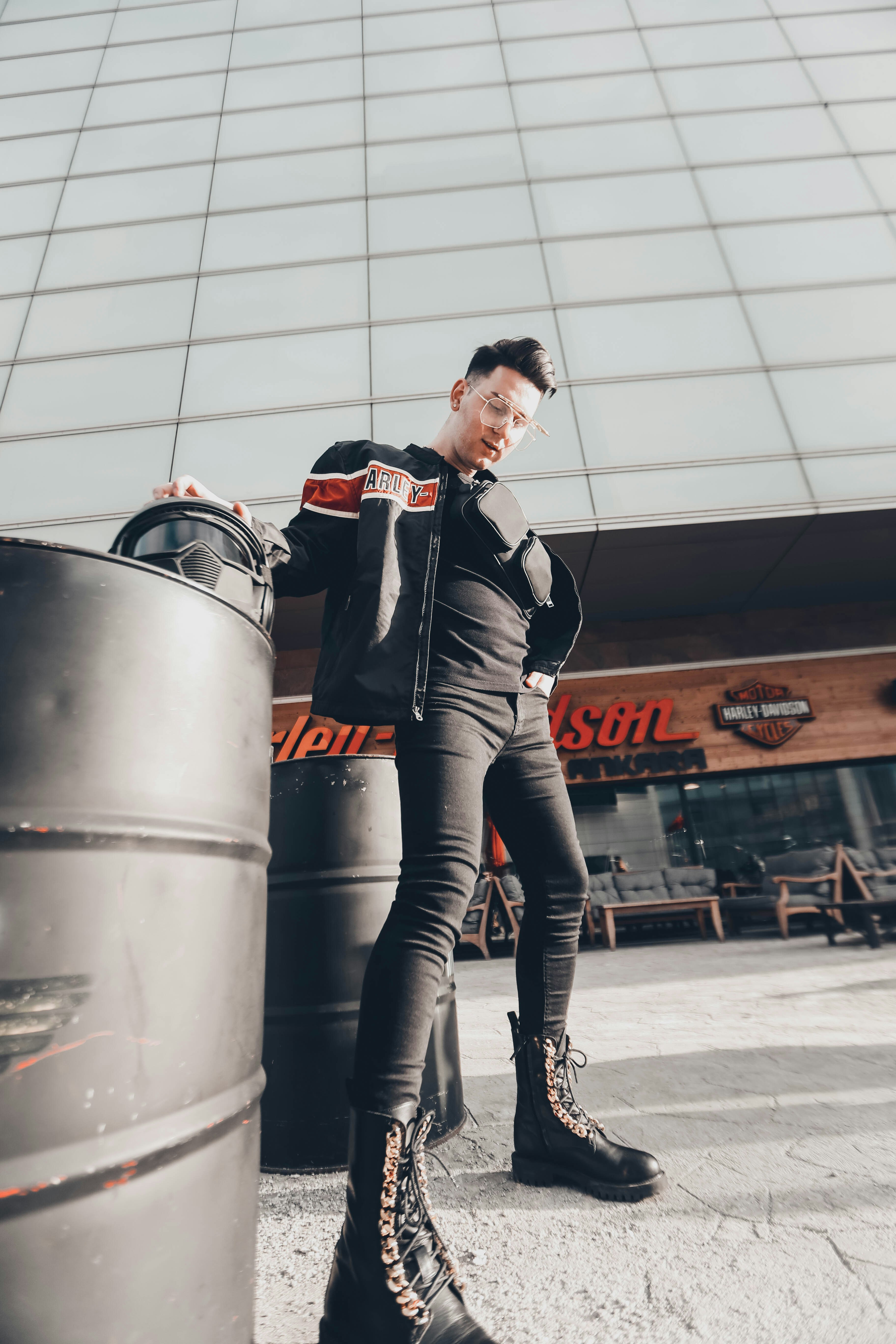 men's outfits with black boots