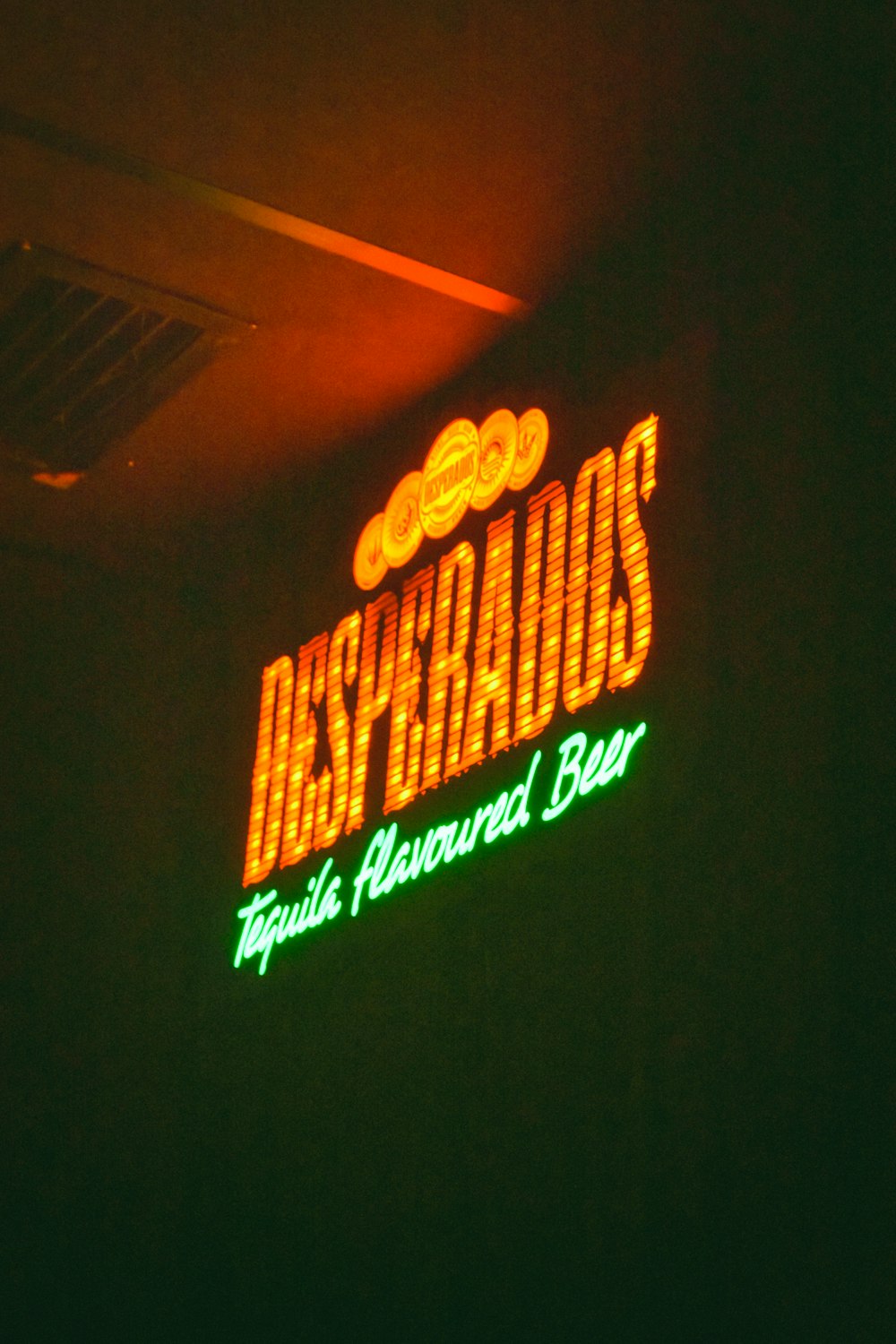 Desperados lighted signage