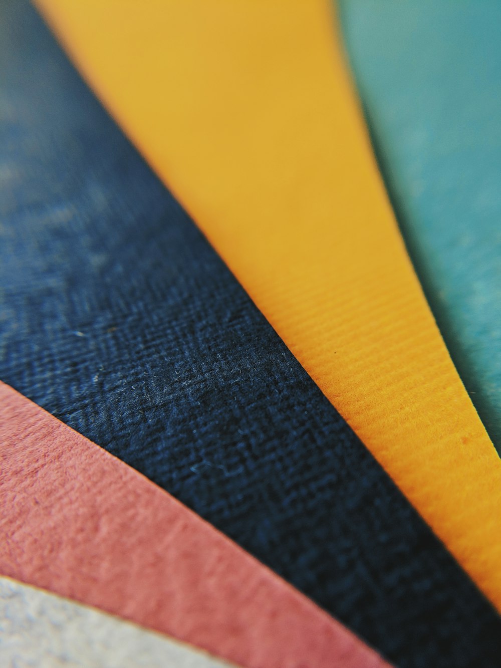 a close up of a multicolored piece of cloth
